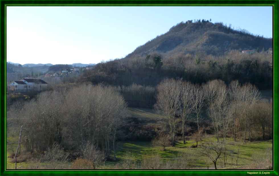 Site of implantation of the castle of Cosseria