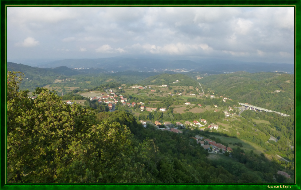 Panorama depuis le Château de Cosseria, vue 1