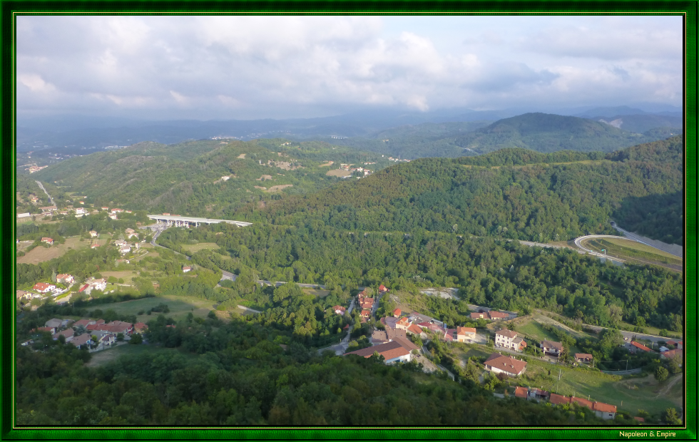 Panorama depuis le Château de Cosseria, vue 2