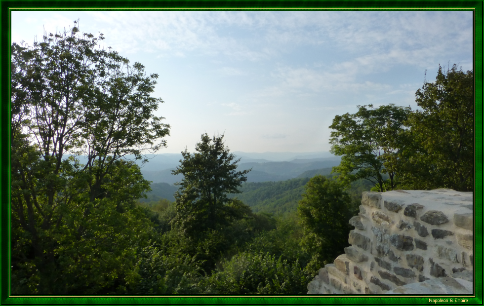 Panorama from Cosseria Castle, view 4
