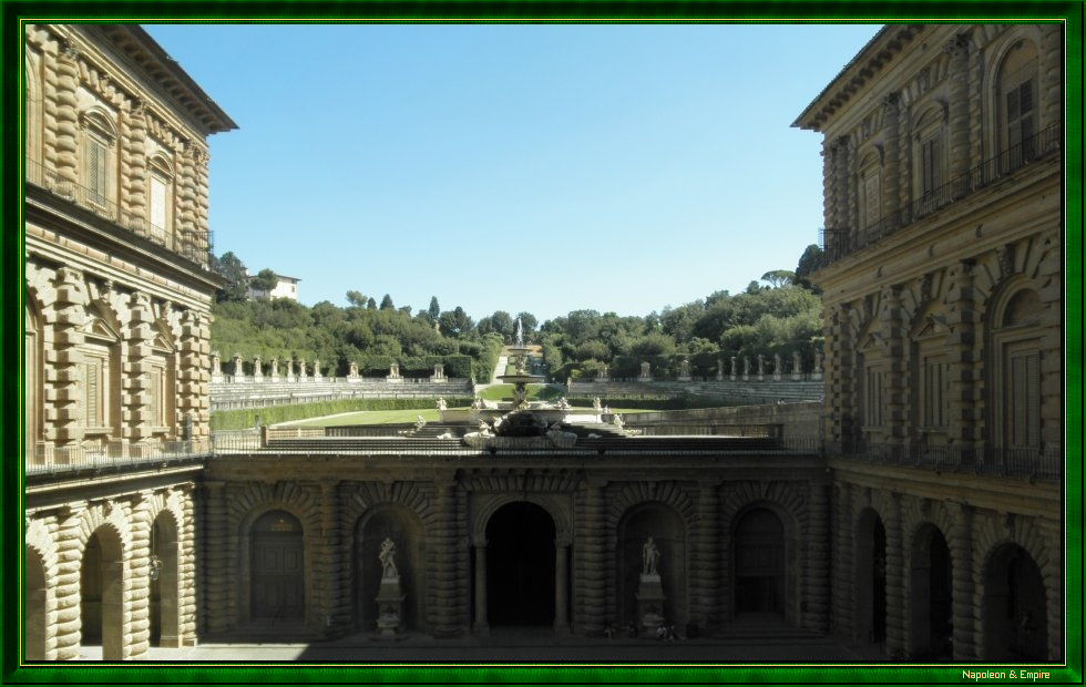 Intérieur du Palazzo Pitti à Florence