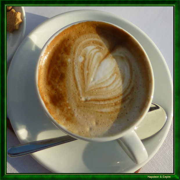 A cappuccino