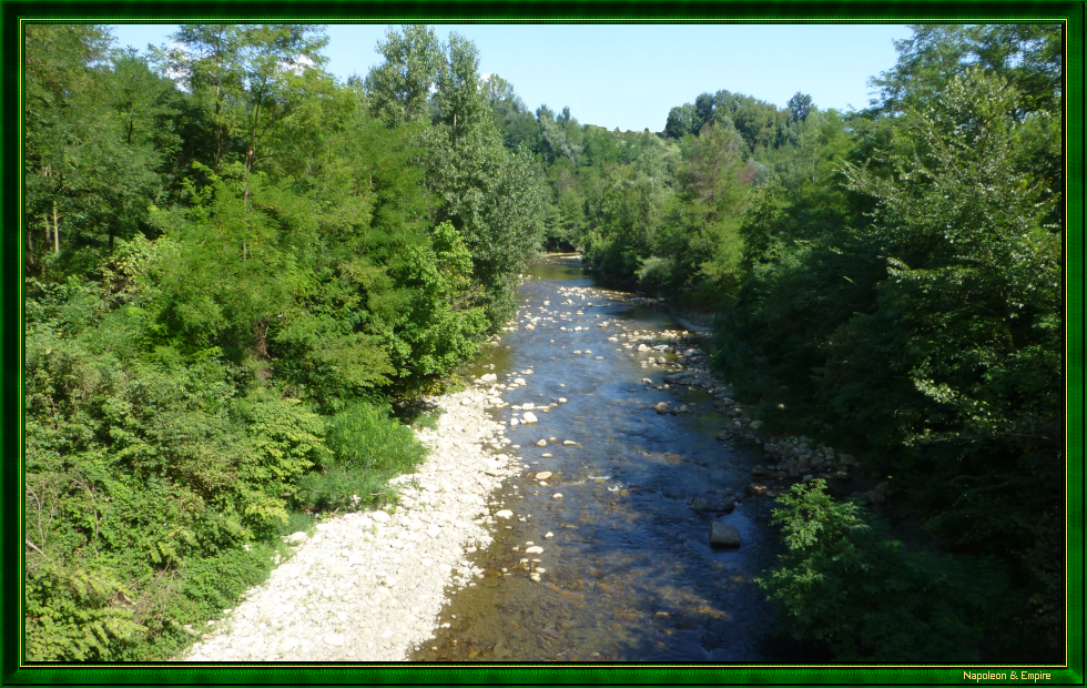 La rivière Ellero près de Mondovì, vue 1