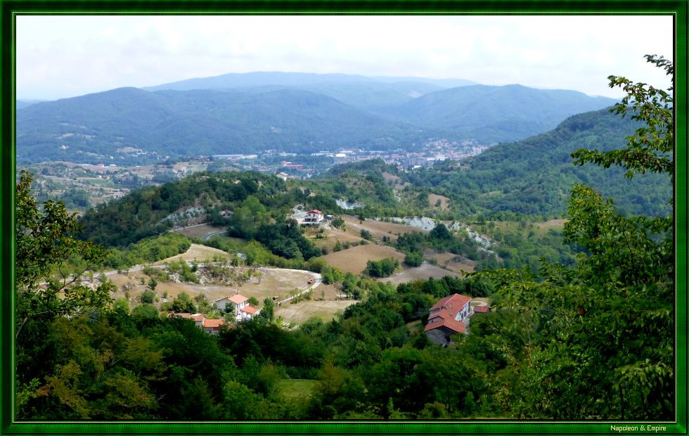 Cairo Montenotte, view from Cengio