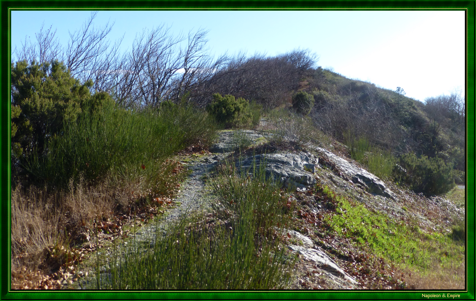 Chemin d'accès au Monte-Negino