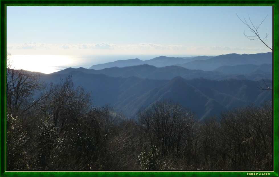 Paysage ligure, à Montenotte