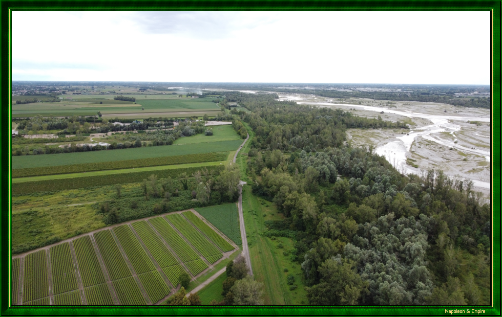 The left bank of the Tagliamento, view 1