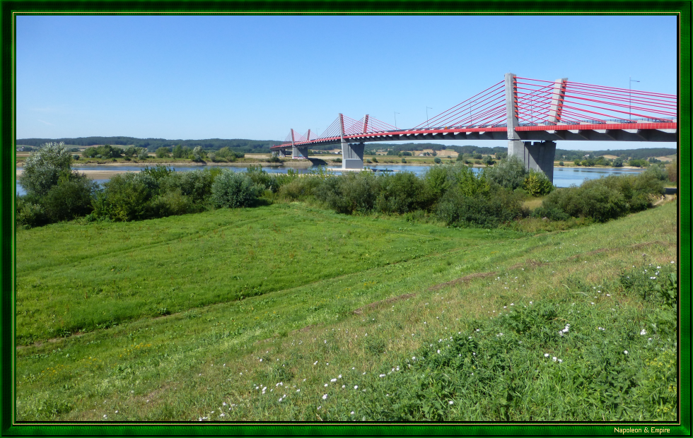The present bridge over the Vistula in Marienwerder [Kwidzyn ]