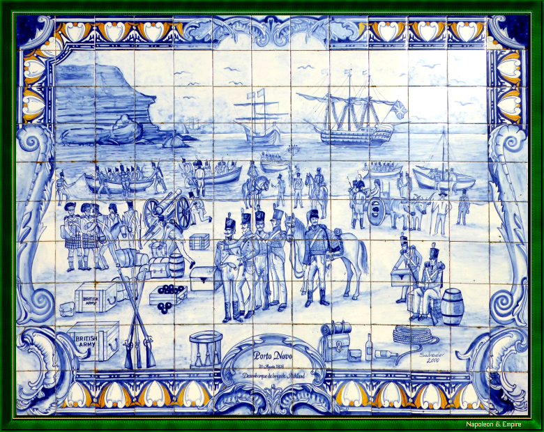 Azulejo painting n° 1 in Vimeiro