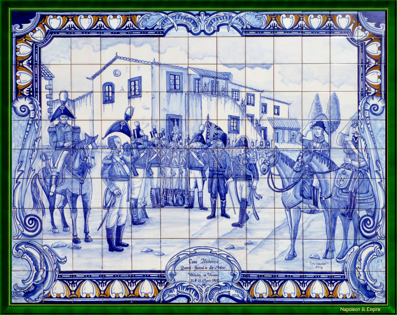 Tableau en azulejos n° 6 à Vimeiro
