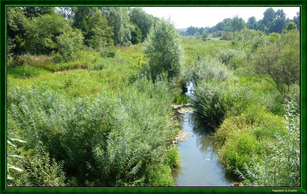 Champ de bataille d'Eylau : le ruisseau Frisching