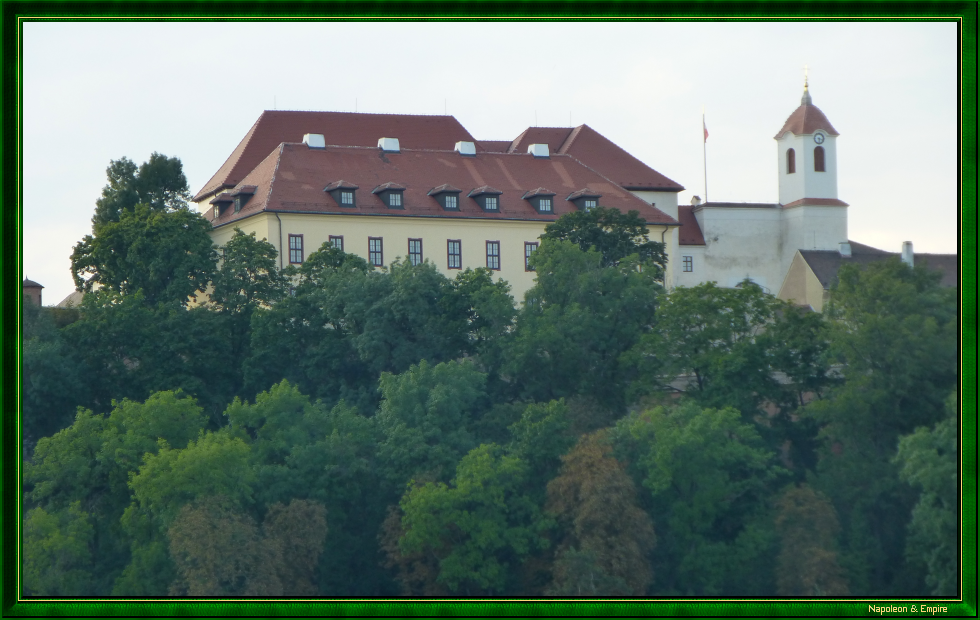 Le Spielberk, qui domine la ville de Brno