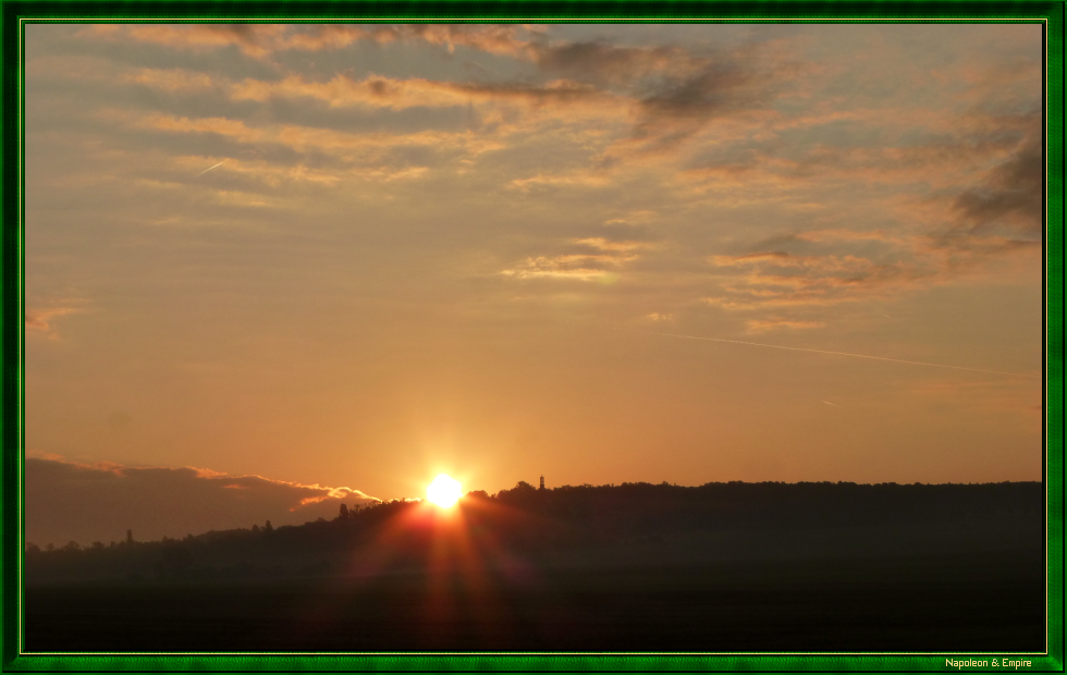 Lever de soleil sur le plateau de Pratzen (vue numéro 4)