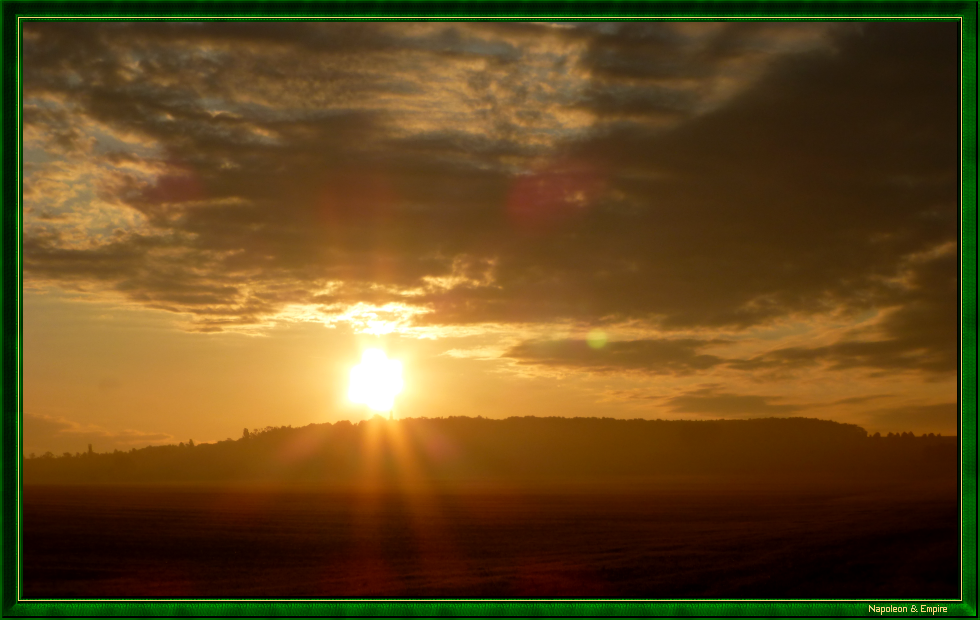 Lever de soleil sur le plateau de Pratzen (vue numéro 5)