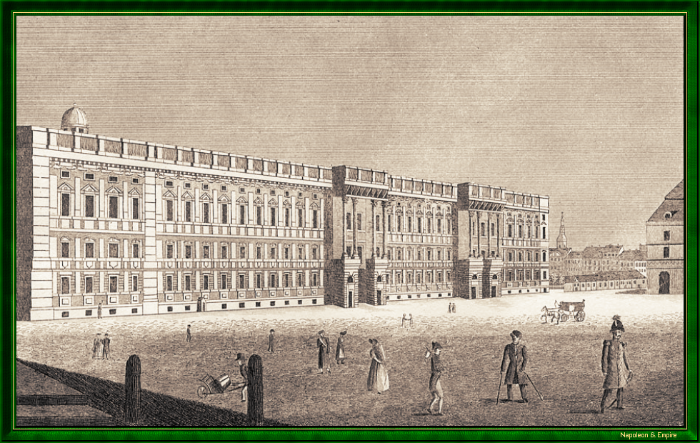 Le Königliche Schloss de Berlin au début du XIXe siècle
