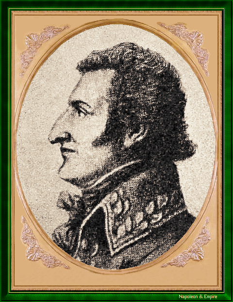 Louis Marie Maximilien Caffarelli du Falga, gravure de la fin du XVIIIème siècle