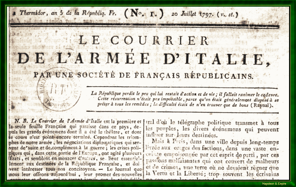 The Courier of the Italian Army