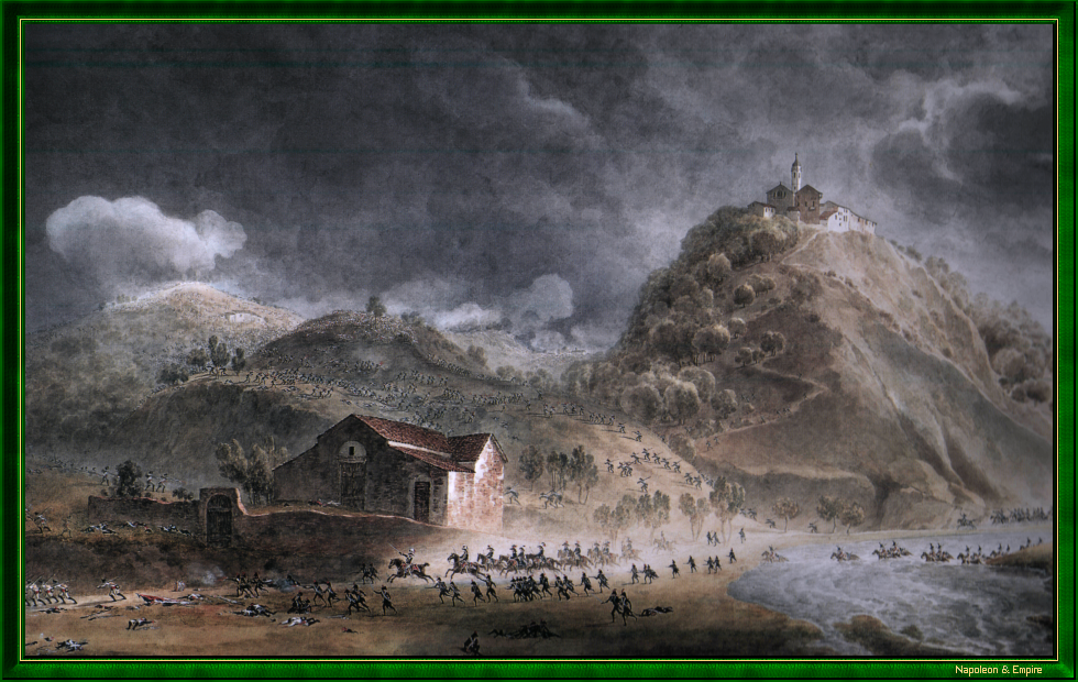 Fourth view of Dego, April 15, 1796, by GP Bagetti
