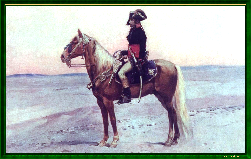 Bonaparte in the desert of Egypt