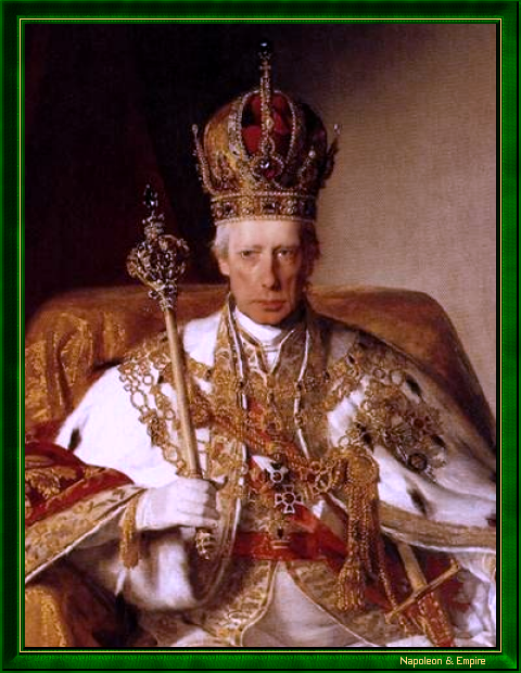 François Ier d'Autriche en habit d'empereur (détail)