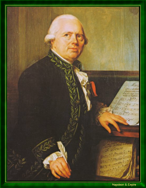 "François-Joseph Gossé, dit Gossec" par Antoine Vestier (Avallon 1740 - Paris 1824).