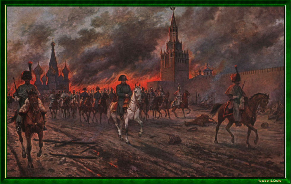 The Fire of Moscow in 1812, by V. Mazurowsky