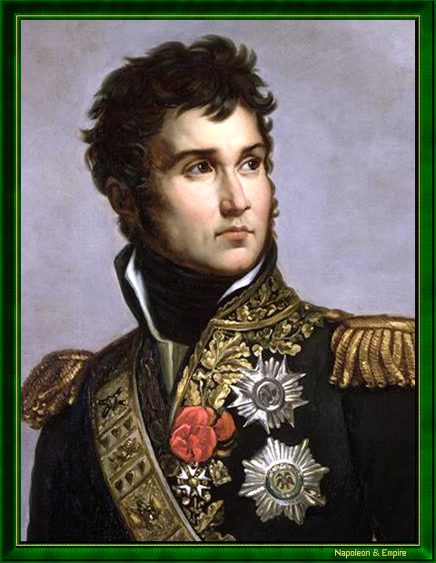 "Le maréchal Lannes, duc de Montebello (détail)" par Julie Volpelière (Marseille 1790 - Paris 1842), d'après François Antoine Gérard (1760-1843). 