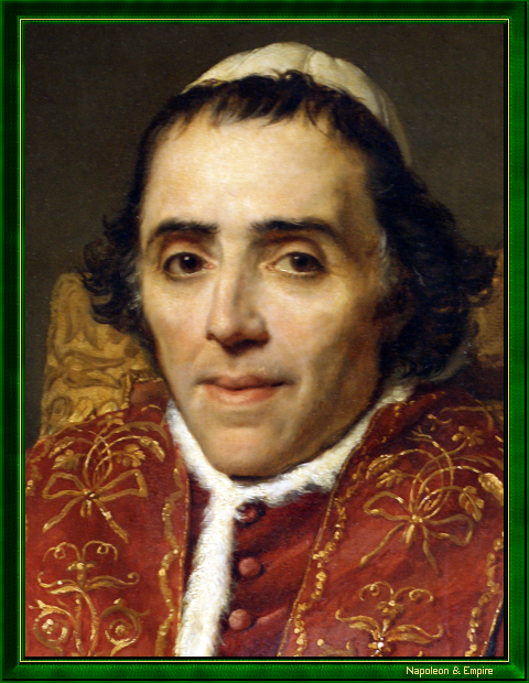 "Pope Pius VII" by Jacques-Louis David (Paris 1748 - Brussels 1825).