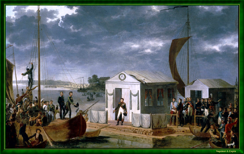Entrevue de Napoléon Ier et d'Alexandre Ier sur le Niemen