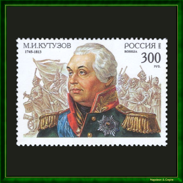 Timbre russe représentant le général Koutouzov