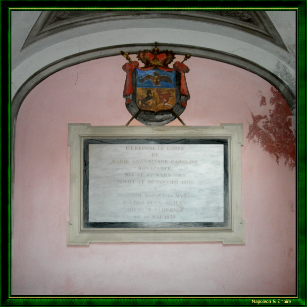 Tombe de Caroline Murat